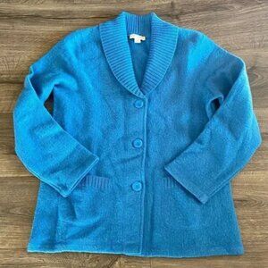 APPLESEED’S shawl collar wool cardigan size M